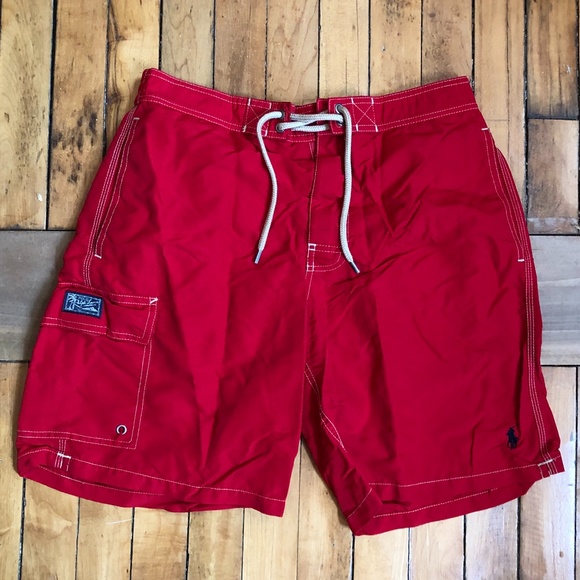 Men's Polo Swim Trunks - Picture 1 of 7